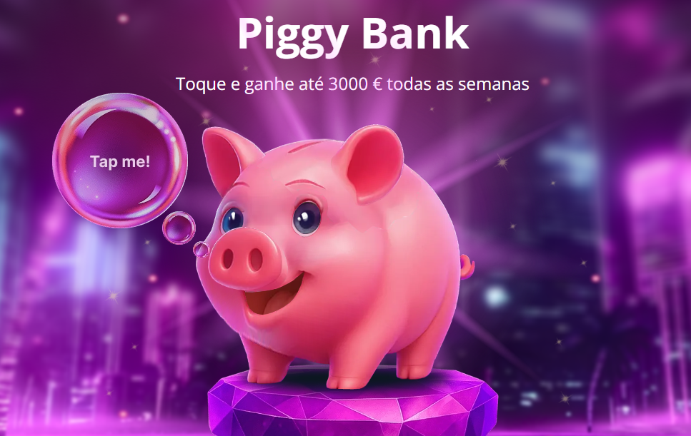 Promoção Piggy Bank Slotoro