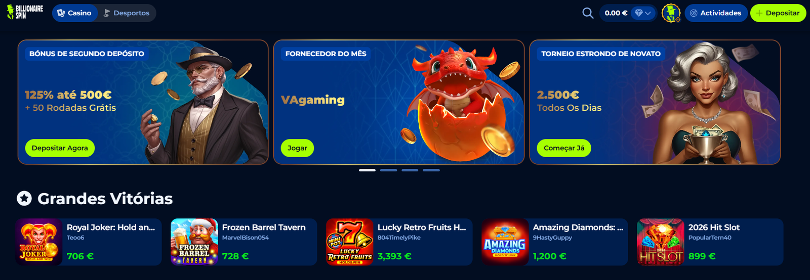 Métodos de pagamento e bónus no Billionaire Spin: Opções de depósito e promoções ativas para jogadores portugueses.