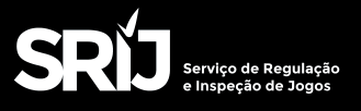 Logótipo oficial do SRIJ (Serviço de Regulação e Inspeção de Jogos), garantindo o licenciamento e a supervisão legal da Solverde.pt em Portugal.