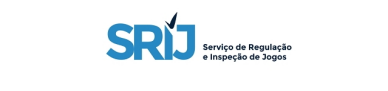 Logótipo oficial do SRIJ (Serviço de Regulação e Inspeção de Jogos), garantindo o licenciamento legal da ESC Online em Portugal.